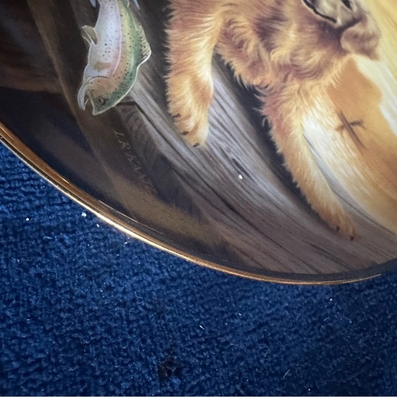 The Ones That Got Away, Golden Retriever Dog Collector Plate Bradford Exchange - Picture 6 of 9